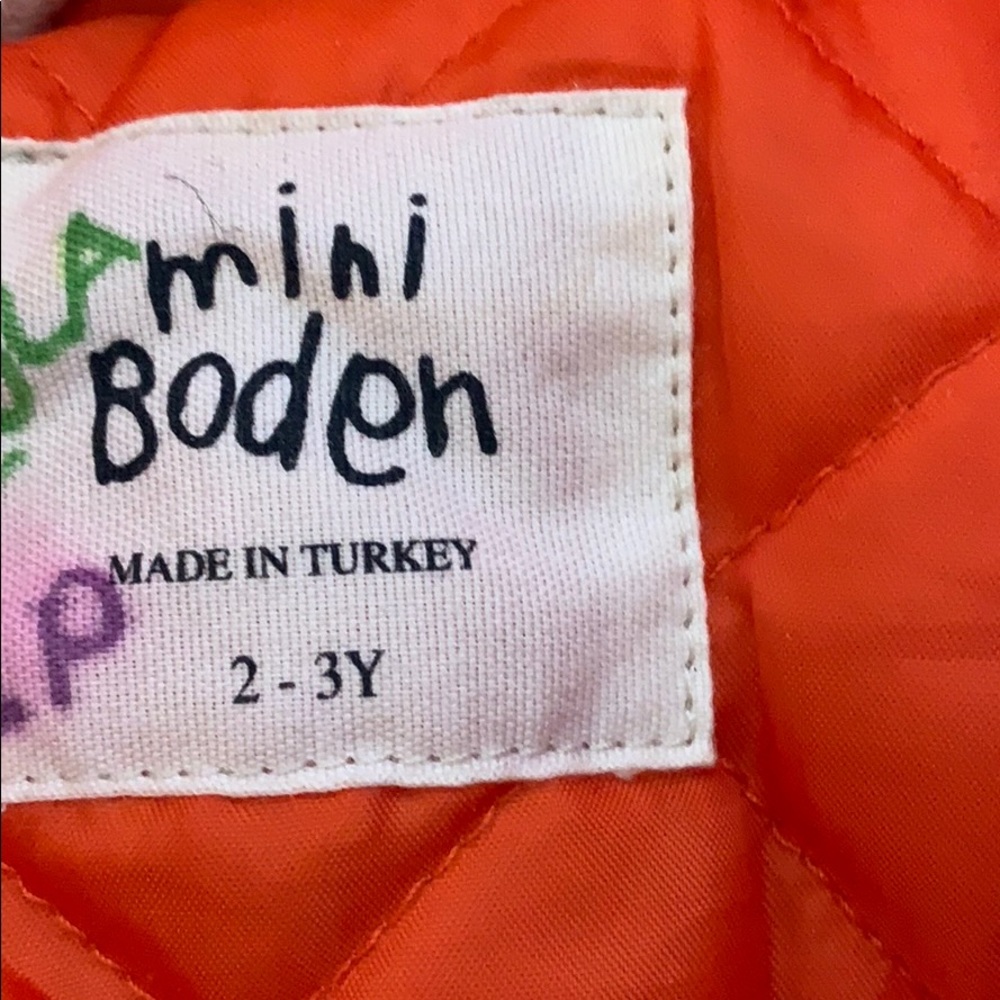 Coral coat with hood - Picture 3 of 4